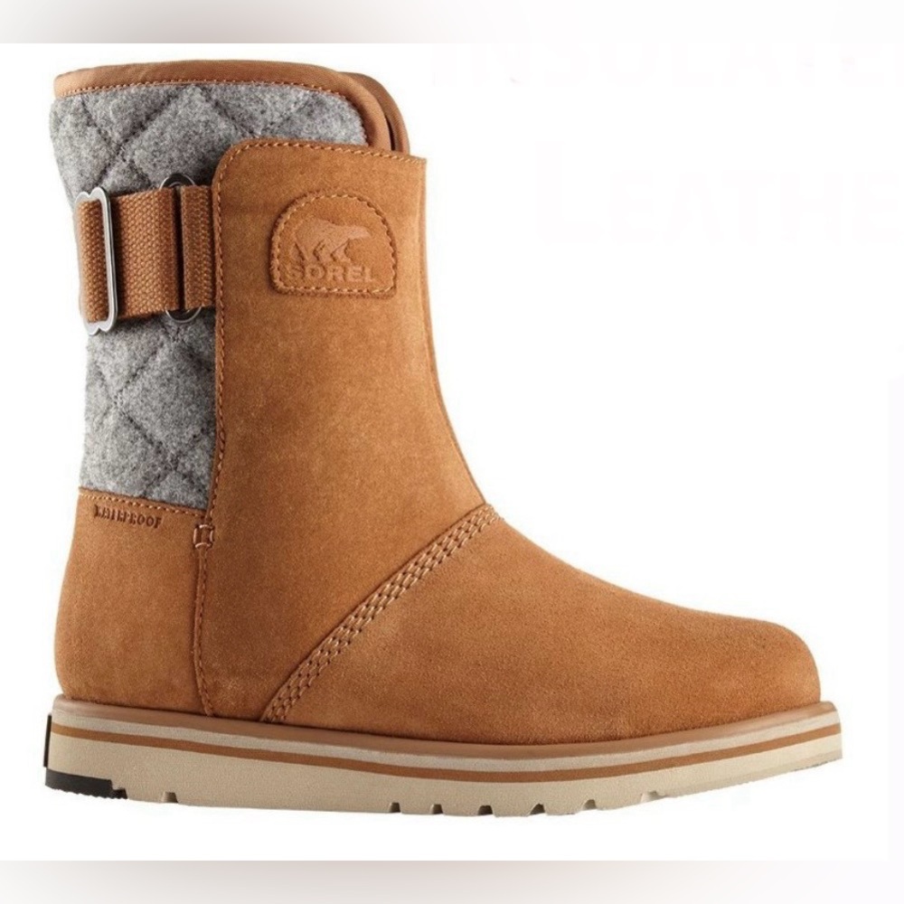 Sorel Brown Ankle Boots with Buckle